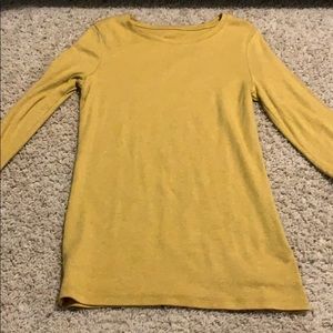mustard yellow long sleeve